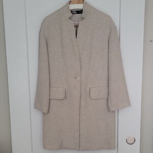 Zara Women's Light Tan Coat